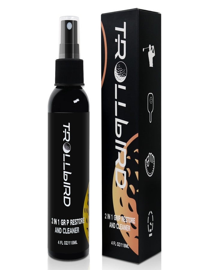 TROLLBIRD 2 in 1 Grip Restore and Cleaner for Golf, Tennis, Pickleball, Football, Baseball, Basketball, Soccer, Volleyball - Removes Dirt And Oil,Improving Sports Shoe Grip Performance Enhancer - Image 1