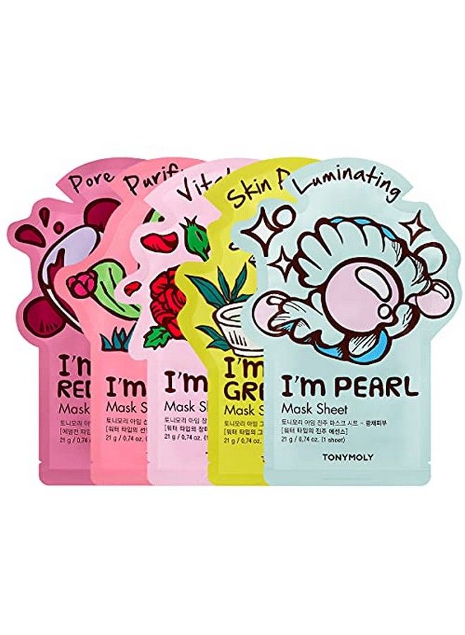 TONYMOLY طقم أقنعة الوجه I'M Real Radiance عدد 5 - Image 1