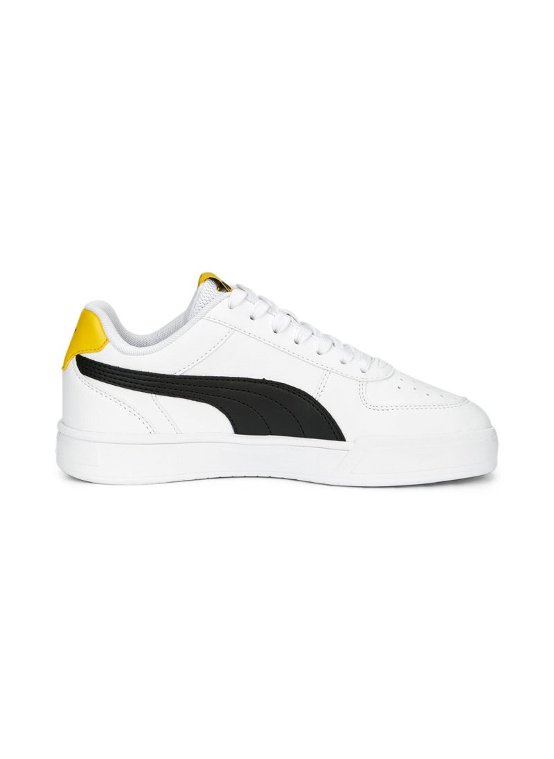 PUMA Caven Unisex Youth White Casual Lace Up Sneakers - Image 2