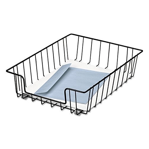 Fellowes Workstation 3" Letter Desk Tray Organizer, Wire, Black (60112) - Image 1