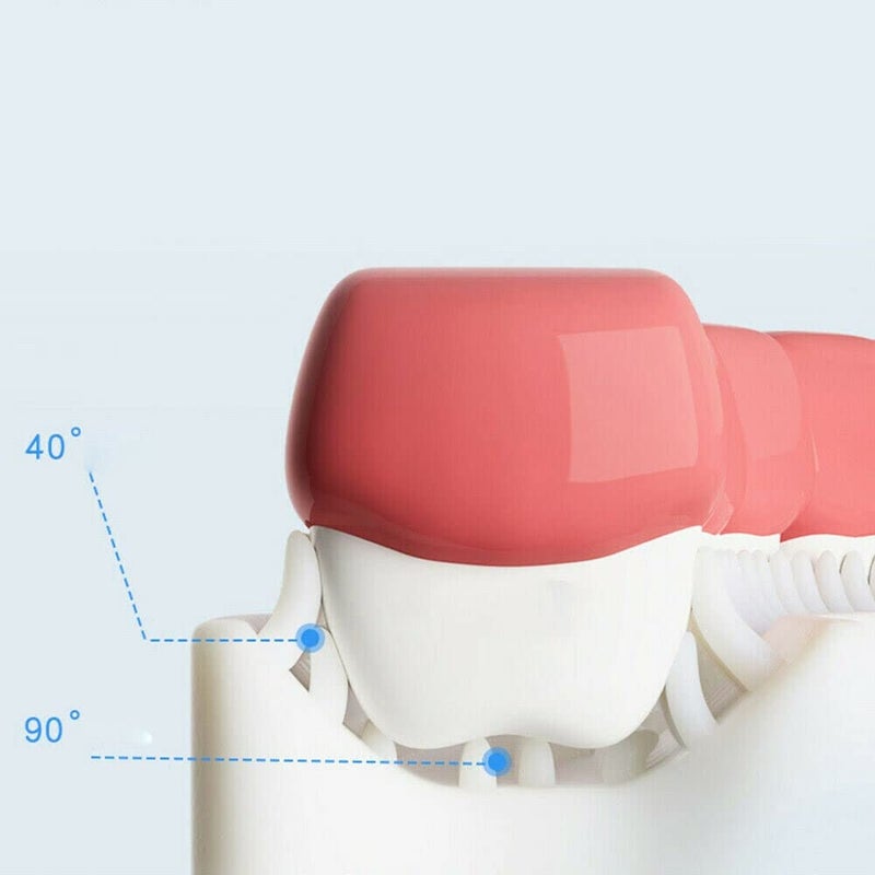 Revin Enterprise U Shaped Toothbrush for Kids. Manual Whitening Toothbrush Silicone Brush Head for Kids. Children Infant Toothbrush For 2-6 Years Mouth-Cleaning (multicolor Pack of 2}. (Heart Pattern) - Image 5