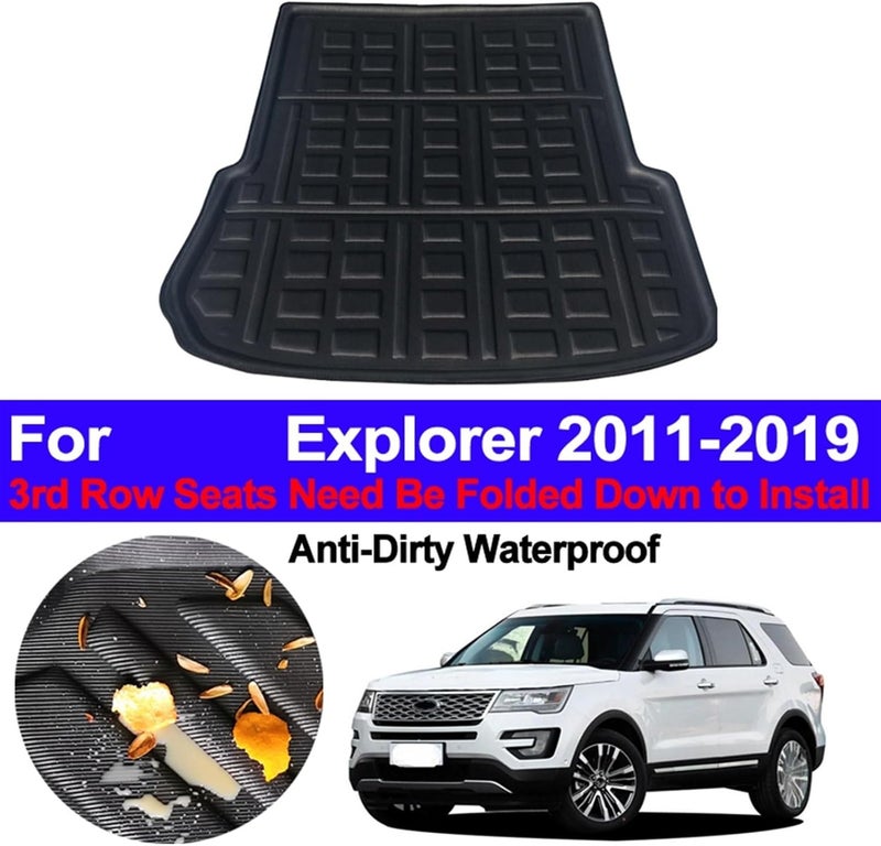 Wivplex Car Rear Boot Cargo Liner for Ford Explorer - Image 3