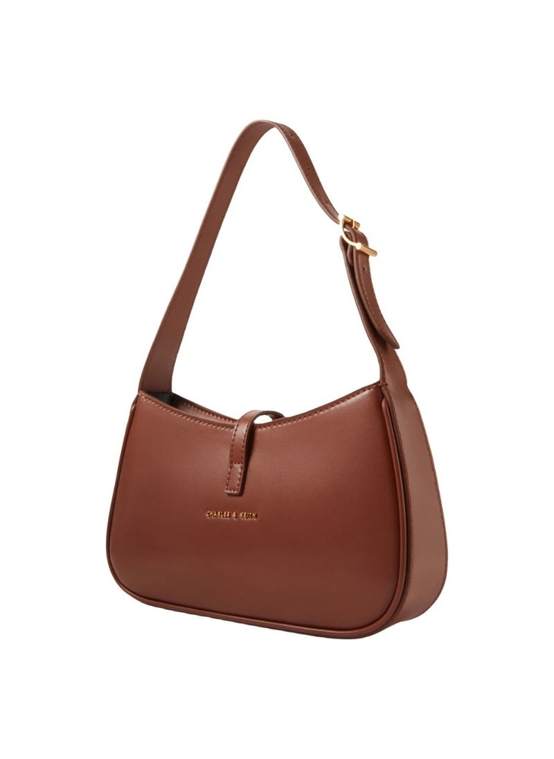 Charles & Keith - esia Metallic Accent Shoulder Bag - Image 1