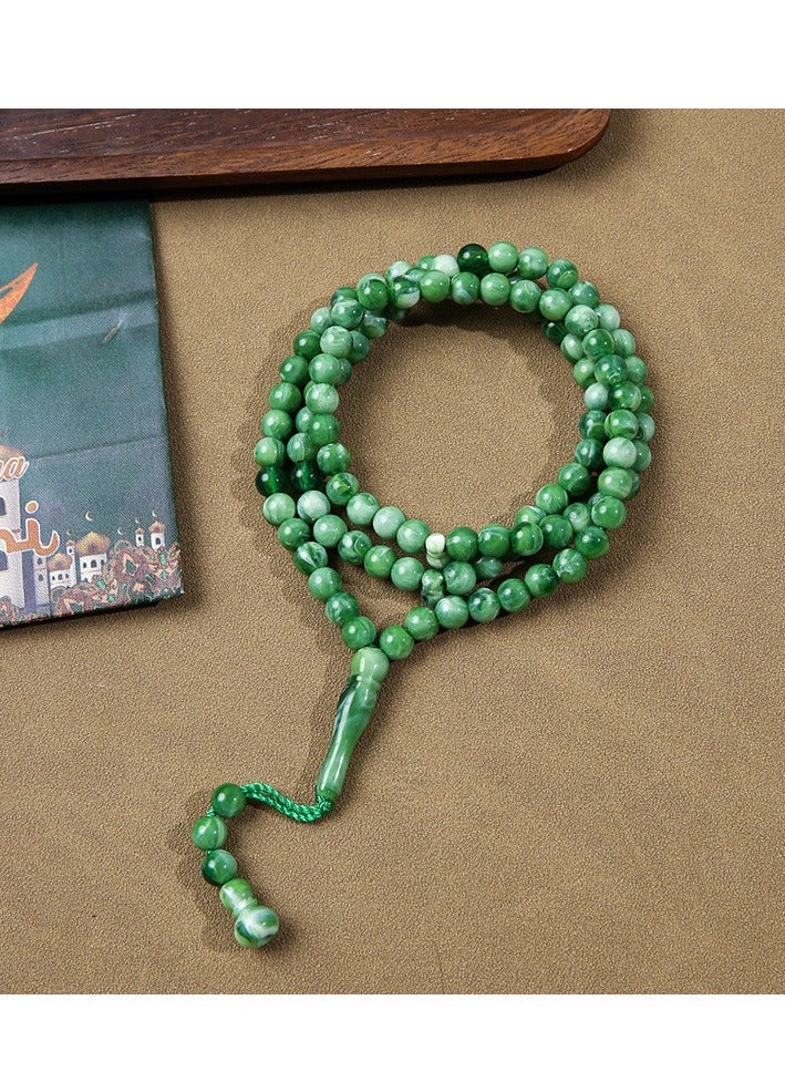 GRKC 99 Beads 8mm Acrylic Tasbih Prayer Beads – Lightweight, Durable, Perfect for Daily Use - Image 1