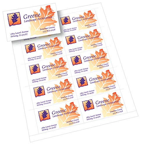 AVERY True Print Clean Edge Business Cards, Inkjet, 2 x 3 1/2, White, 200/Pack - Image 2