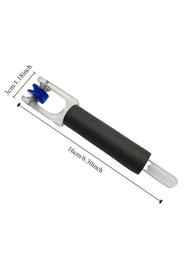 1pc Manual Glass Foil Crimper Tool With Dual Spring Loaded Rollers And Comfortable Foam Grip - Image 4