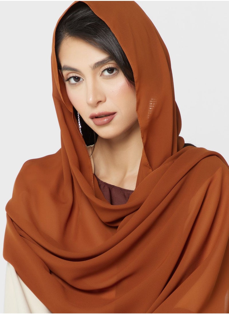 hayas closet - Embellished Contrast Detail Abaya - Image 1