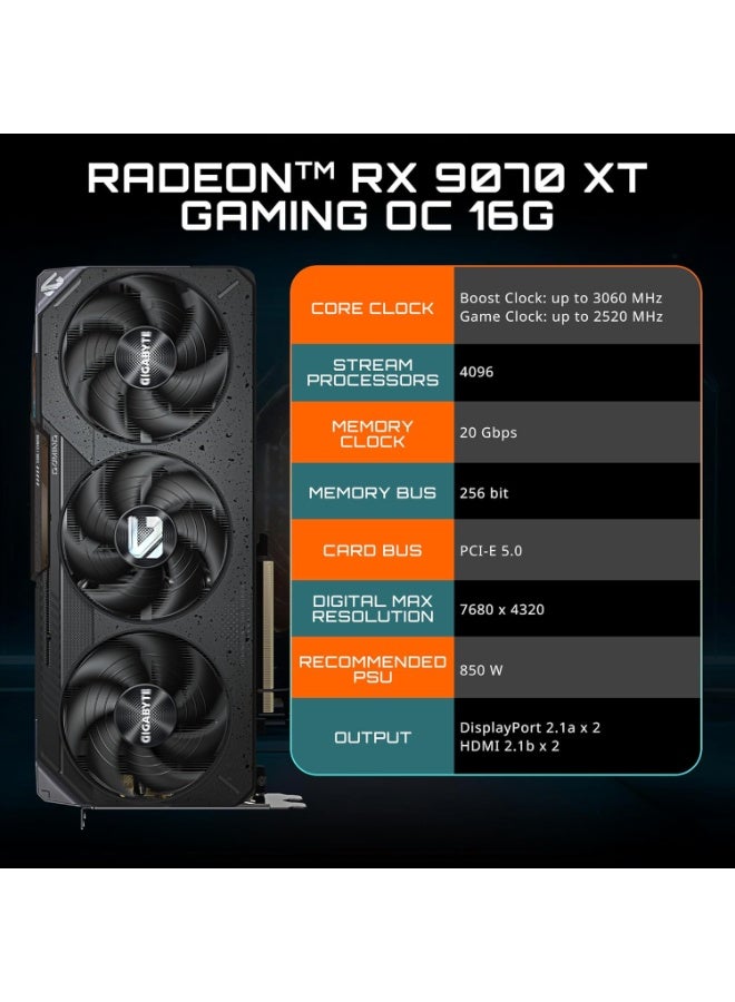 GIGABYTE-GV-R9070XTGAMING-16GD - Image 2