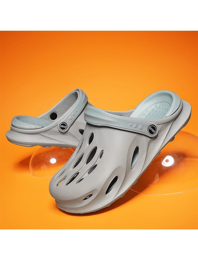 Men's And Women's Hole Shoes With Arch Support, Neutral And Comfortable Slip-On Sandals, Water Shoes, Beach Shoes, Slippers, Sandals, Air Cushion, Light And Comfortable - Image 2