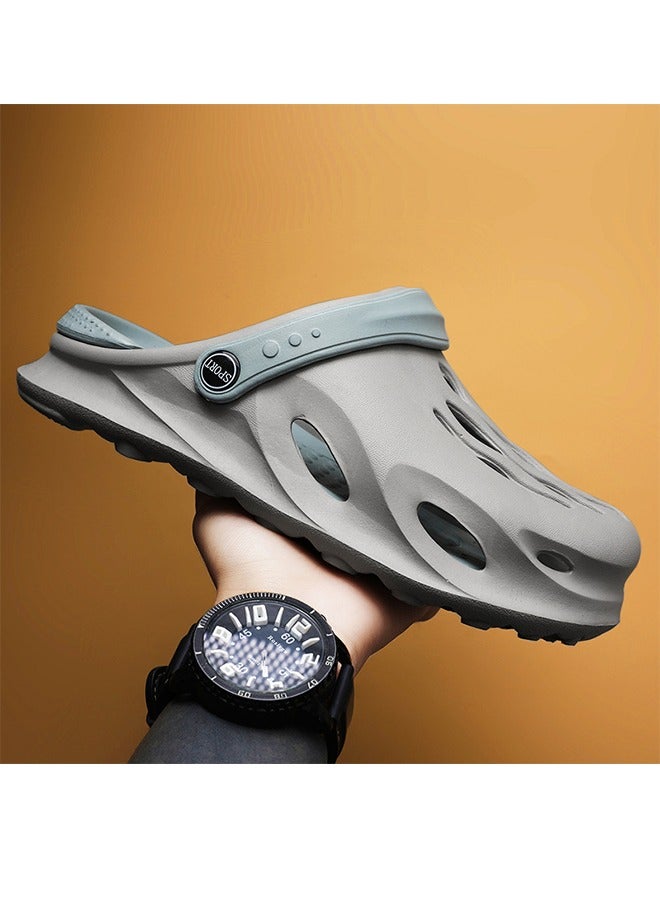 Men's And Women's Hole Shoes With Arch Support, Neutral And Comfortable Slip-On Sandals, Water Shoes, Beach Shoes, Slippers, Sandals, Air Cushion, Light And Comfortable - Image 3