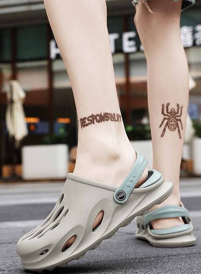 Men's And Women's Hole Shoes With Arch Support, Neutral And Comfortable Slip-On Sandals, Water Shoes, Beach Shoes, Slippers, Sandals, Air Cushion, Light And Comfortable - Image 5