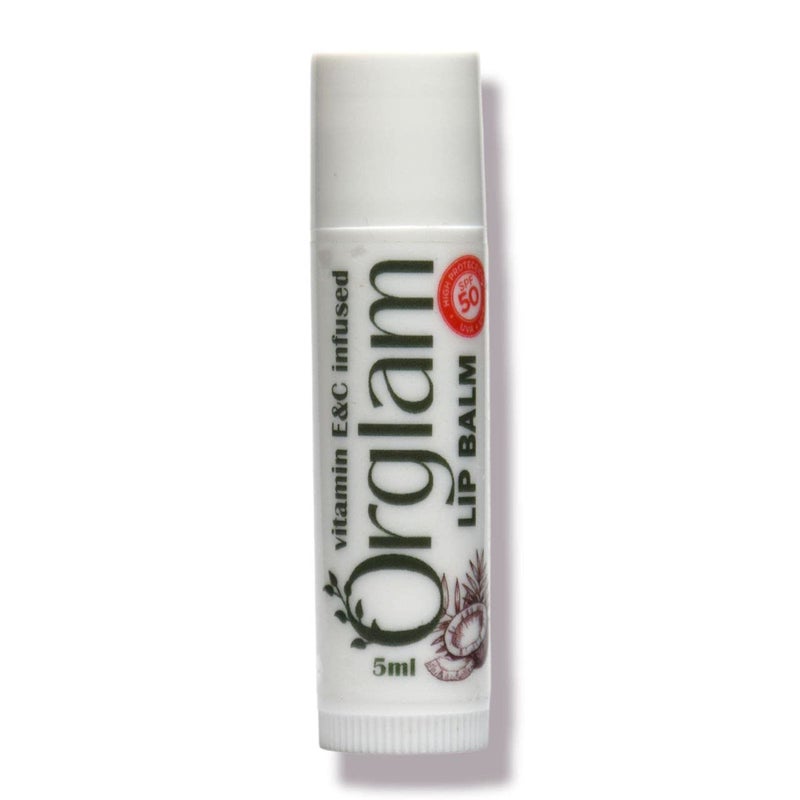 lip balm (Orglam Coconut Lip Balm (SPF 50+) (Vitamin E&C infused))