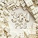 RWDTER 300 Piece Building Bricks Bulk 6 Size Classic Mixed Building Block Set Compatible with Lego and Major Brands Suitable for Boys and Girls Over 6 Years Old White - Image 2