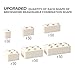RWDTER 300 Piece Building Bricks Bulk 6 Size Classic Mixed Building Block Set Compatible with Lego and Major Brands Suitable for Boys and Girls Over 6 Years Old White - Image 4
