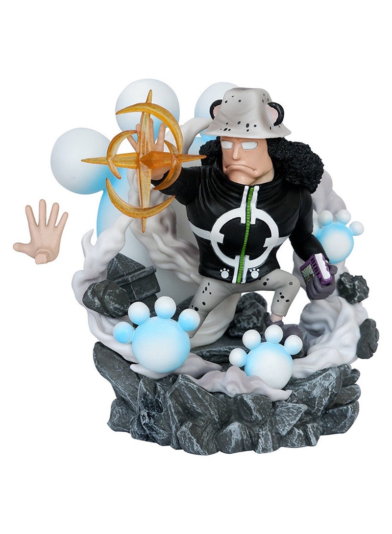 Nautical Animation Pirate GK Seven Warlords Of The Sea Tyrant Big Bear Hand Model Bartholomew Bear Animation Model Ornaments 12.5Cm  - Image 1