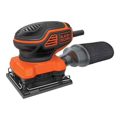 BLACK+DECKER 2.0 Amp Electric 1/4 Sheet Orbit Sander (BDEQS300) - Image 4