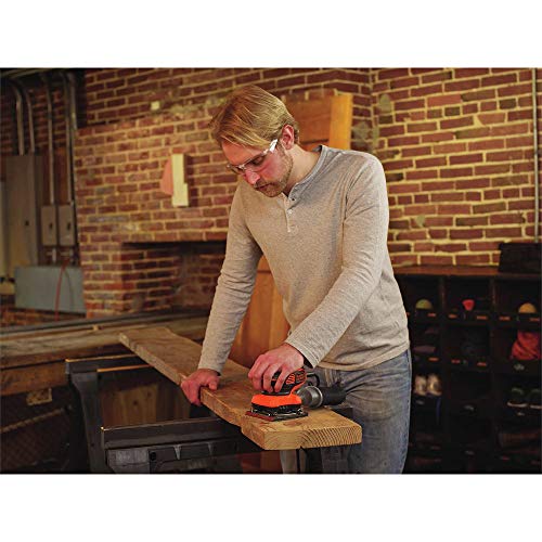 BLACK+DECKER 2.0 Amp Electric 1/4 Sheet Orbit Sander (BDEQS300) - Image 5