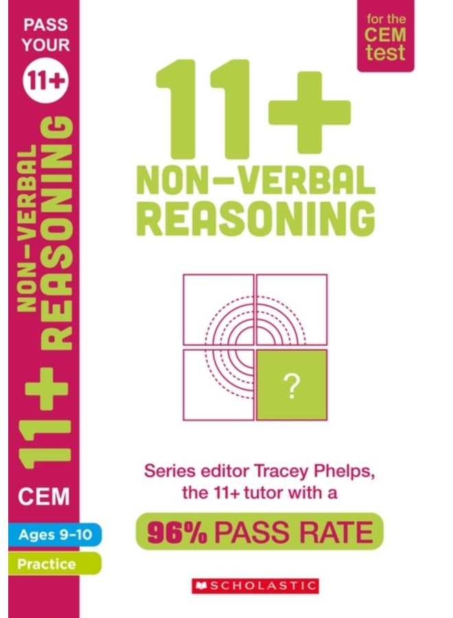 11 Non Verbal Reasoning Practice and Assessment for the CEM Test Ages 09 10 - Paperback