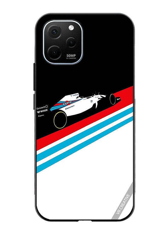VR CREATIVE Protective Case Cover For Huawei Enjoy 50z Martini Formula 1 Design Multicolour - Image 1
