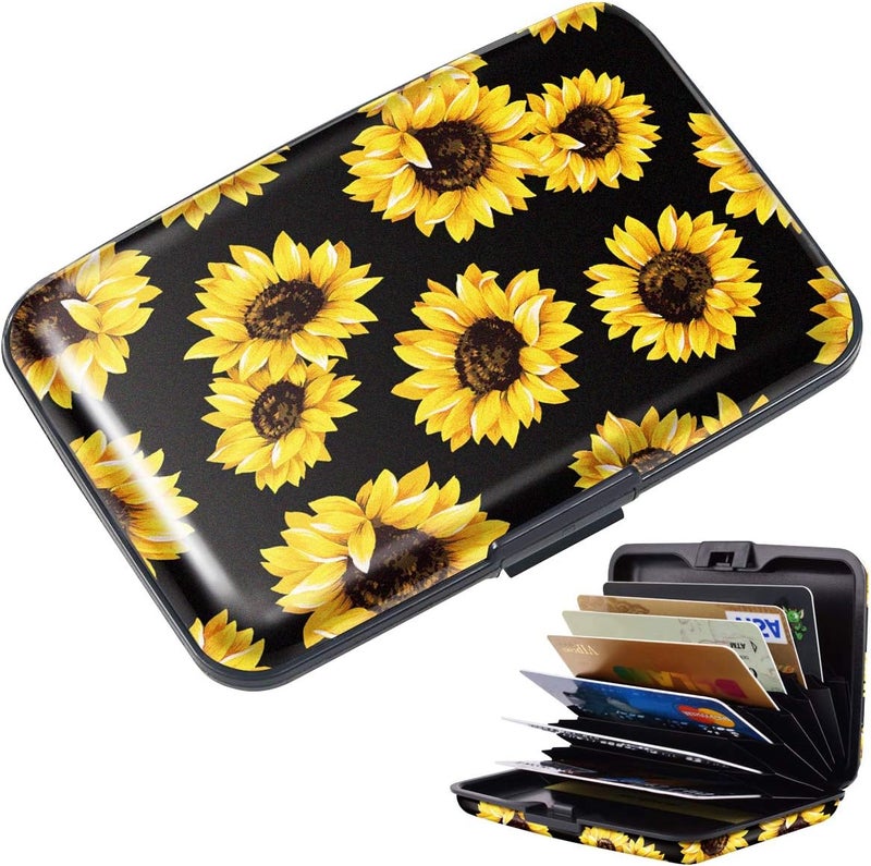 Coco Rossi Mini Credit Card Holder for Women or Men,RFID Blocking Slim Hard Card Case ID Case Travel Wallet - Image 2