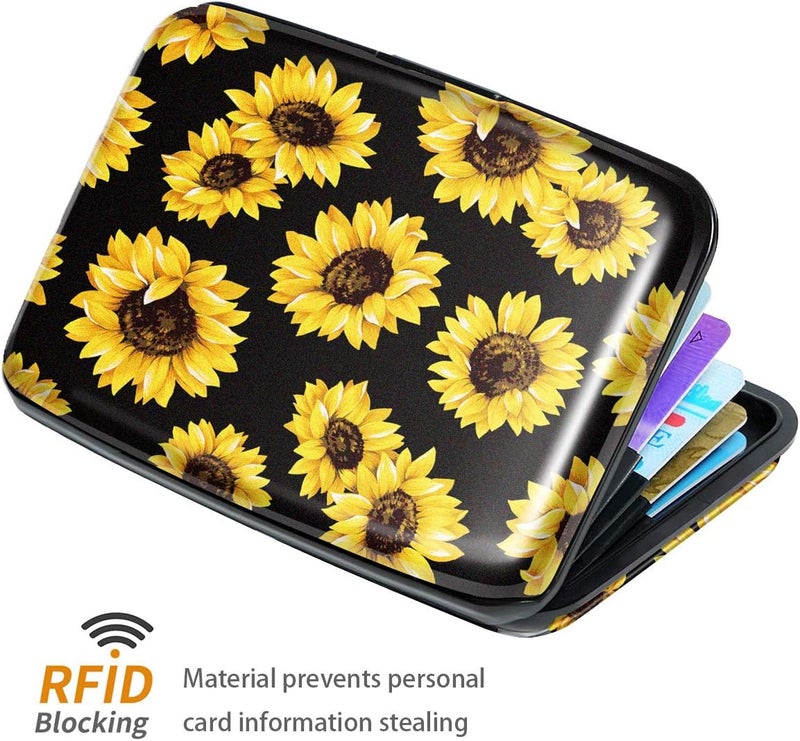Coco Rossi Mini Credit Card Holder for Women or Men,RFID Blocking Slim Hard Card Case ID Case Travel Wallet - Image 3