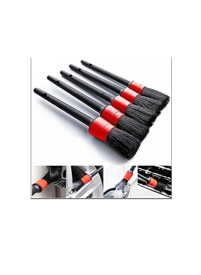 Generic 12pcs Auto Car Detailing Brush Set,Car Interior Cleaning Kit,Including 5pcs Car Detailing Brushes, 3pcs Wire Brush,1pc Rim Brush and Car Wash Gloves,1pc Dashboard Mini Brush and Wash Towels Car  - Image 3