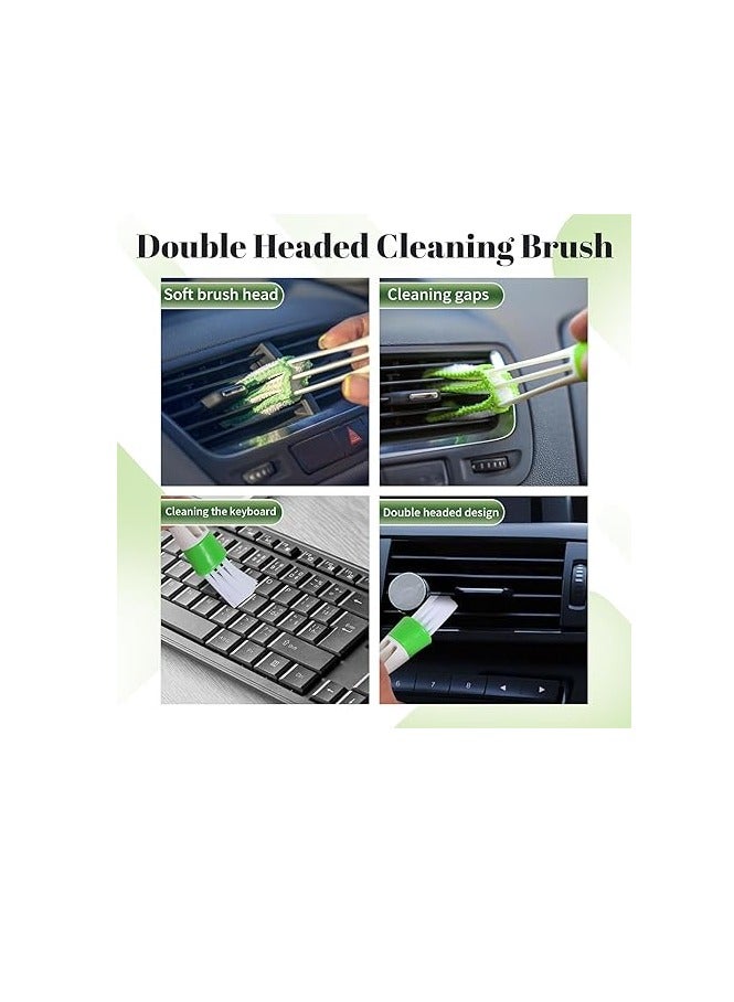 Generic 12pcs Auto Car Detailing Brush Set,Car Interior Cleaning Kit,Including 5pcs Car Detailing Brushes, 3pcs Wire Brush,1pc Rim Brush and Car Wash Gloves,1pc Dashboard Mini Brush and Wash Towels Car  - Image 5