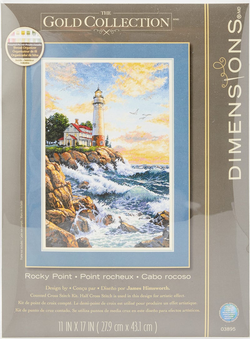 Dimensions Needlecrafts 3895 Counted Cross Stitch, Rocky Point - Image 1