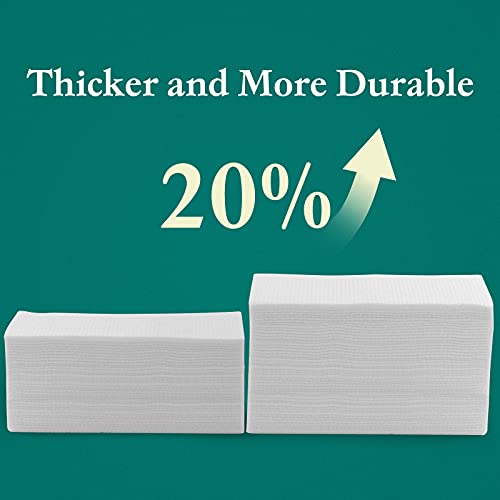 optxpnd Disposable Face Towel Face Cloths for Washing Soft Cotton Towels Facial Cloths Towelettes for Washing and Drying for Cleansing and Skincare Office Makeup Remover - Image 2