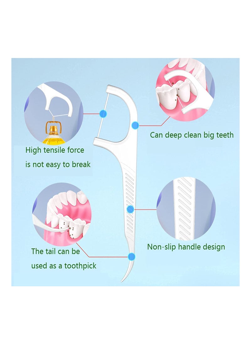 KASTWAVE Dental Floss Picks, Pop up Flossers Holder White Dispenser, Adult Flossing Sticks 88 Count, No Fragrance Smell, Sealed Storage, Cleaning Teeth More Hygienic  - Image 4