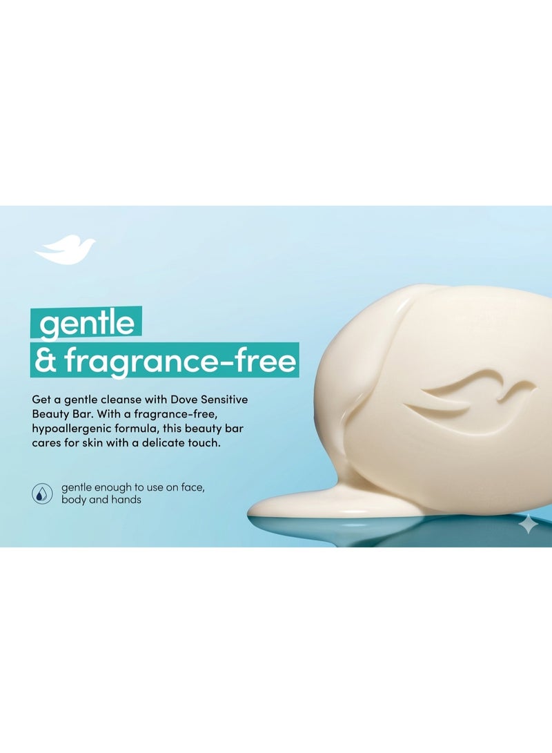 Dove Soap Sensitive Skin Beauty 6 Bars - Image 2