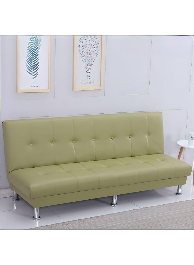 Comfynest Comfyenst Tufted Armless Sofa: Ideal Comfort for Home and Apartment Living (Green)  - Image 1