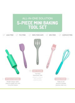 melii 5 Piece Real Mini Baking Tool Set  - Image 2