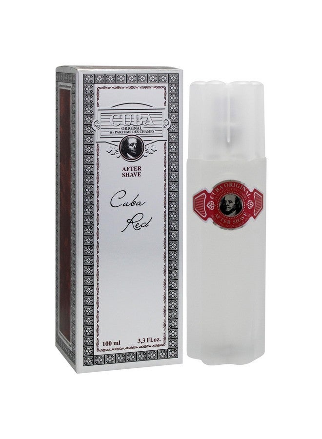 Cuba Red For Men - 3.4 Oz After Shave - Image 3