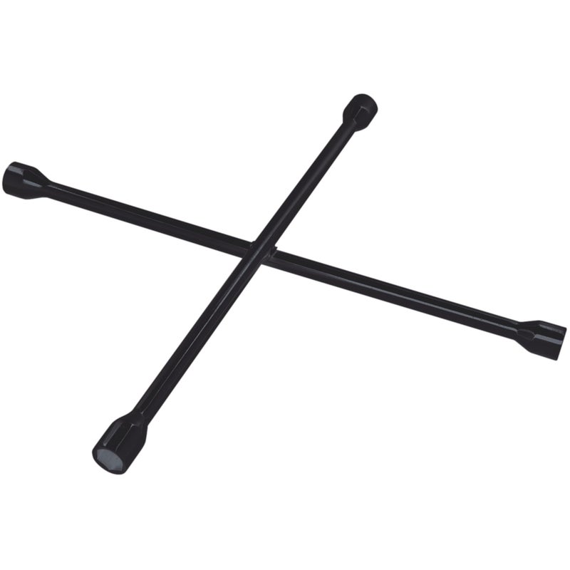PERFORMANCE TOOL W11 Black 25" Truck SAE/Metric 4-Way Cross Lug Wrench