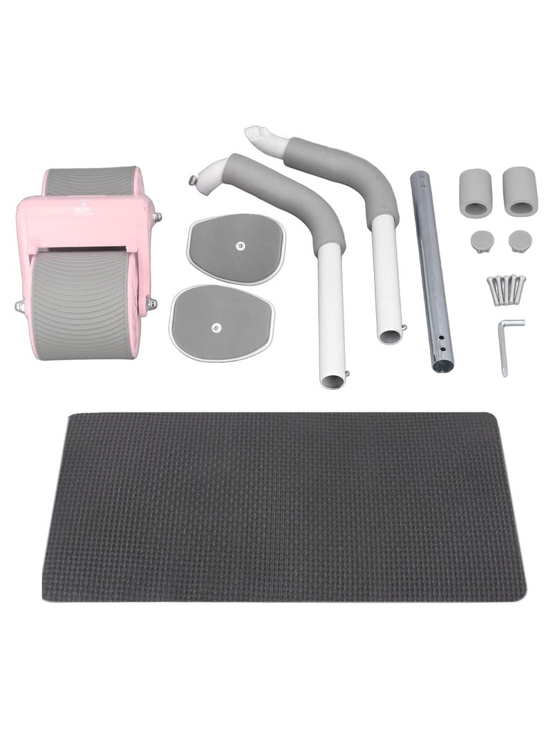 DubaiGallery Abs Exercise Wheel Roller, Abdominal Exerciser with Elbow Support, Adjustable Spring and Non-Slip Handles for Men and Women - Image 4