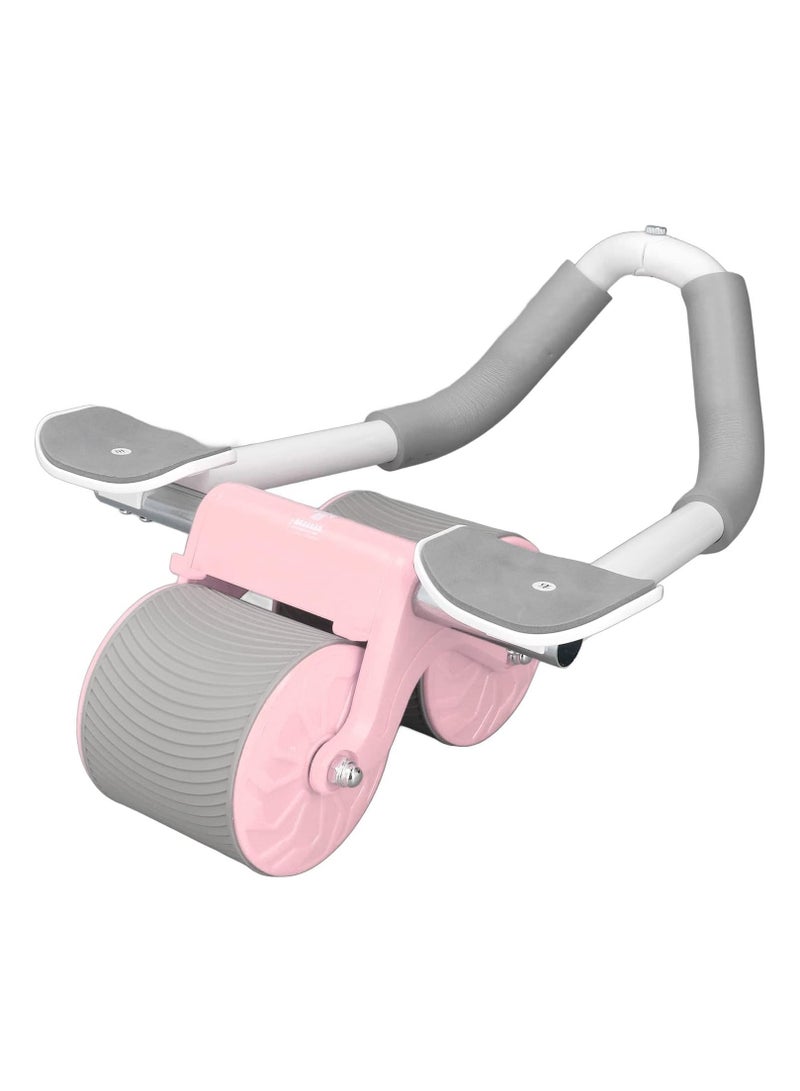 DubaiGallery Abs Exercise Wheel Roller, Abdominal Exerciser with Elbow Support, Adjustable Spring and Non-Slip Handles for Men and Women - Image 2