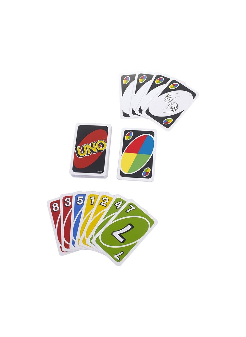 Mattel Toys Mattel Games UNO WILD! Family Playing Classic Card for Adults Kids & Family Night For Party and Traveling for Kids  - Image 2