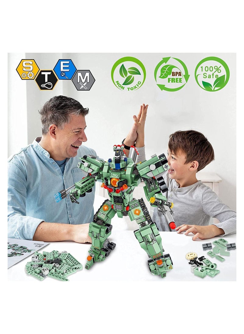 SYOSI - Robot Building Kit for Kids, 35 in 1 Robot Building Blocks Erector Sets for Boys, Engineering Educational Construction Robot Toys, 832 Pcs Projects Multifunctional Building Robot Blocks Toys Gift - Image 1