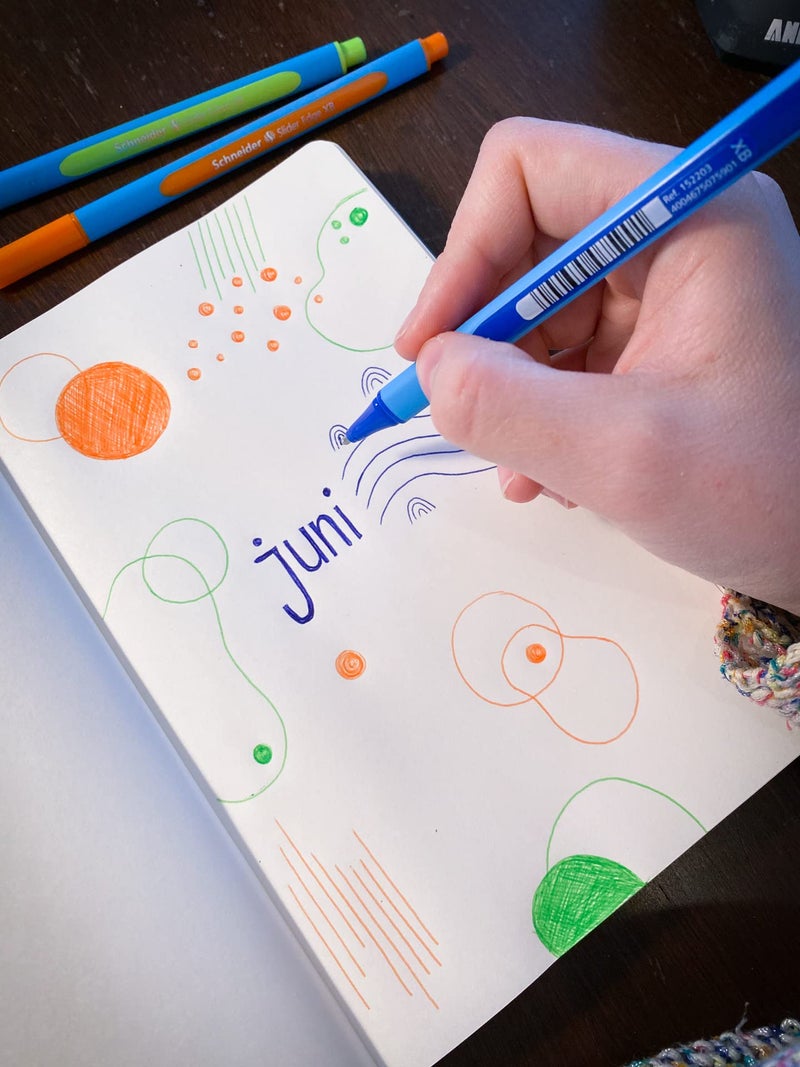 Schneider قلم حبر جاف شneider Slider Edge XB (عريض جداً) ، 1.4 مم ، جسم أزرق فاتح ، حبر أزرق ، علبة من 10 أقلام (152203) - Image 2