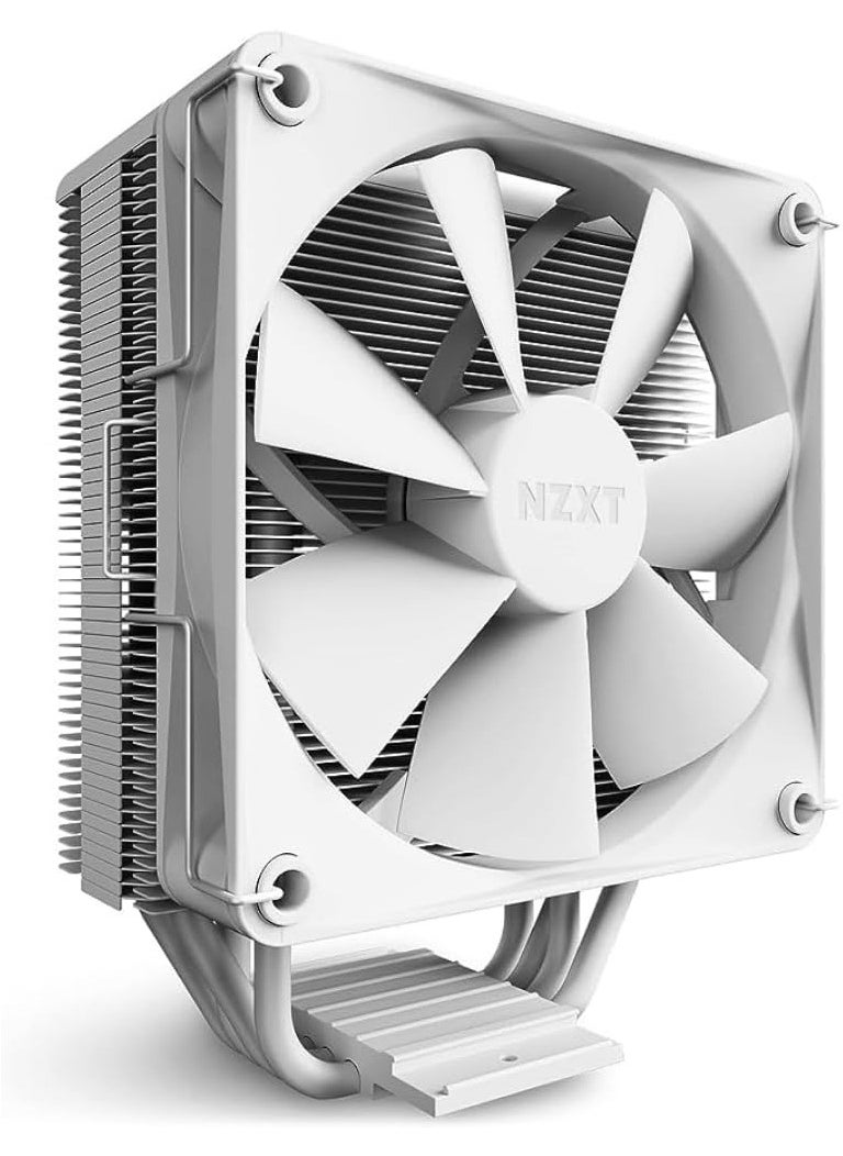 NZXT T120 CPU Air Cooler, Conductive Copper Pipes, Fluid Dynamic Bearings - AMD and Intel Compatibility - RC-TN120-W1  - Image 1