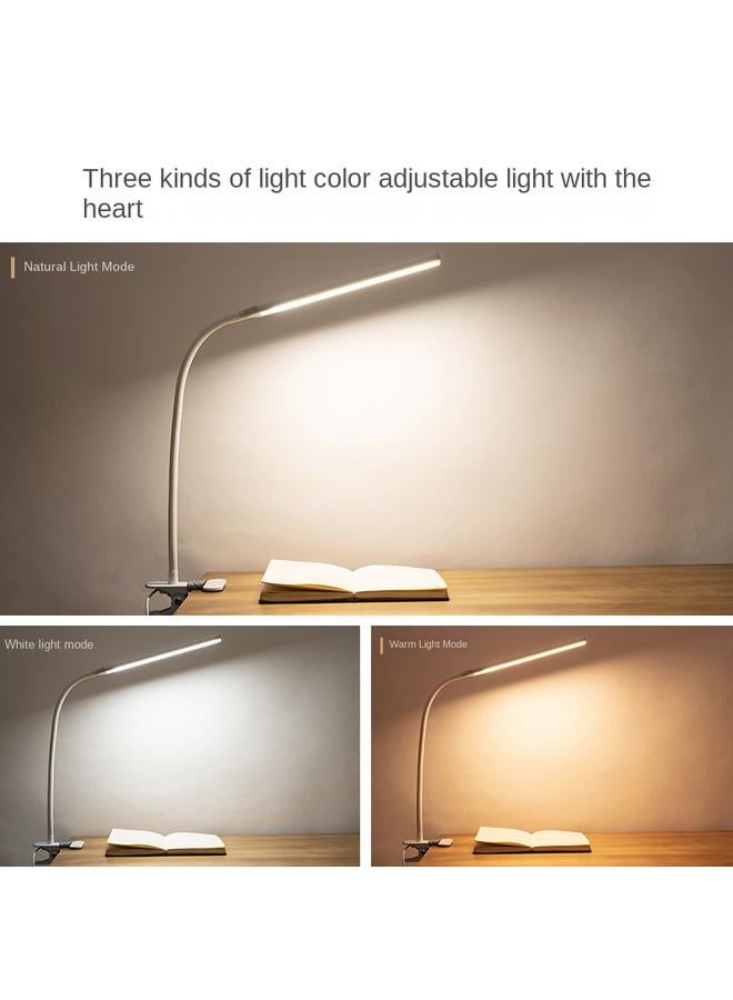 Bluejw Led Clip Lamp College Students' Eye Protection Desk Plug-in Long Lamp Holder Stall Night Market Emergency Rechargeable Dimming Table Lamp - Image 5