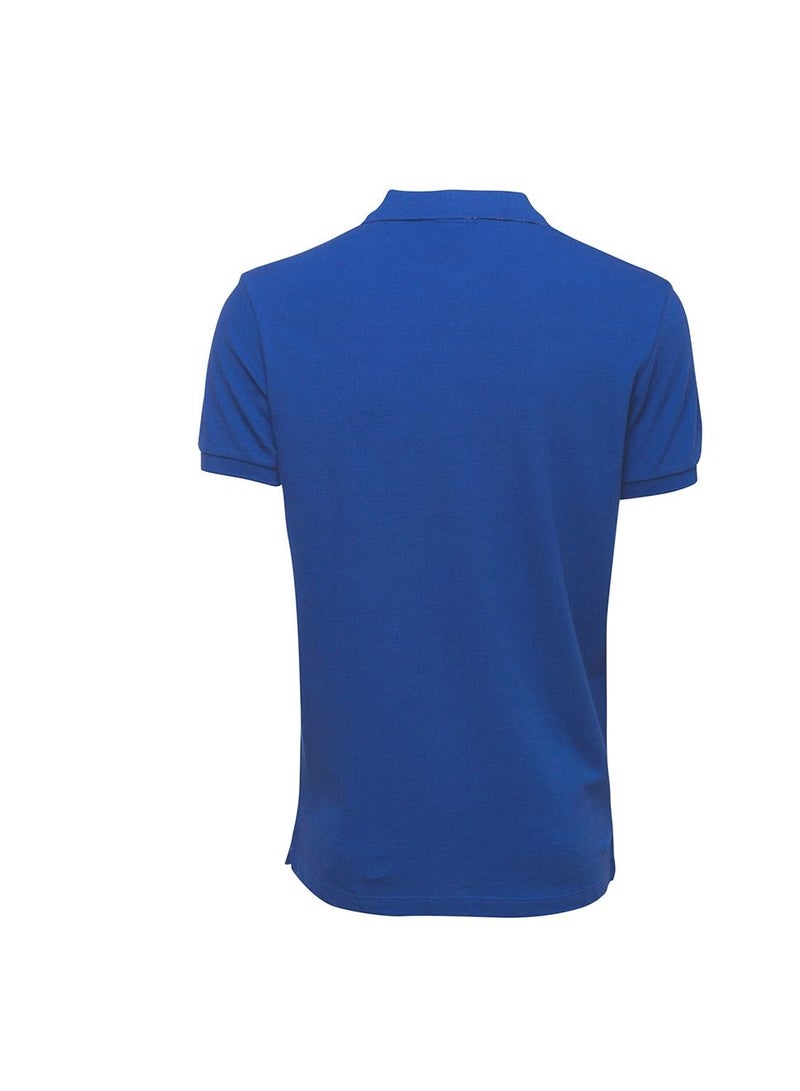Biggdesign Anemoss Blue Sailboat Men's Polo Collar T-shirt, Short Sleeve Golf Tennis Tshirt, 100% Cotton, S Size, Blue - Image 5