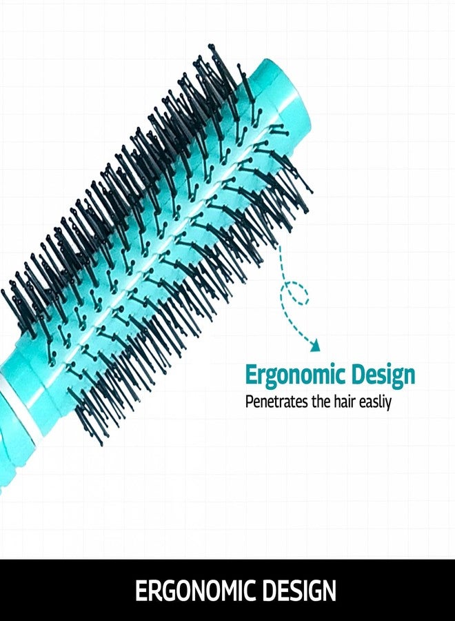 Zeyu Round Hair Brush | Hair Brush for Men & Women | For Hair Styling, Drying, Healthy Hair and Add Volume| Flexible & Soft Nylon Bristles - Image 4