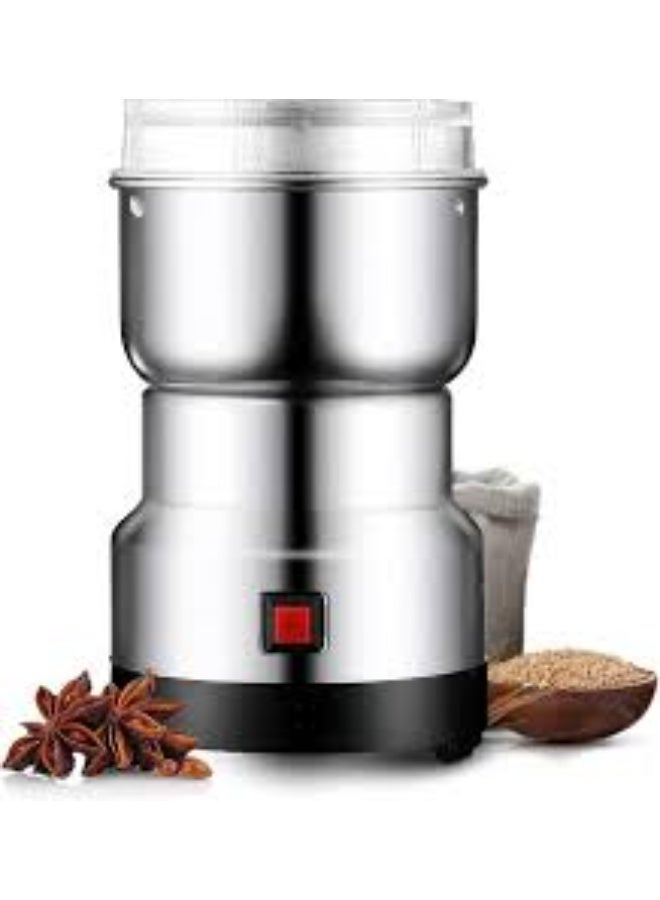Talzeo Electric Coffee Grinder and Spice Grinder with 4 Stainless Steel Blades Removable Bowls - Image 1