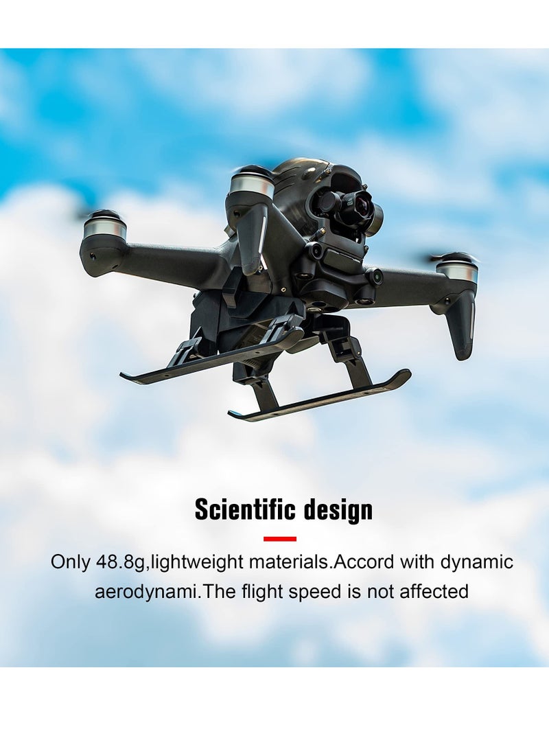 KASTWAVE Landing Gear Leg for DJI FPV Drone, Foldable Height Extended Accessory with Control Sticks Storage Box, for DJI FPV Drone Combo Landing Legs Extension " - Image 3