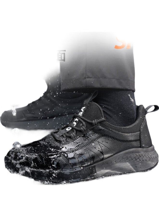 QINGYA Chef Shoes Kitchen Shoes Non-Slip Waterproof Oil-Proof Odor-Proof Wear-Resistant Special Work Back Kitchen Men'S Shoes C002 41 - Image 3