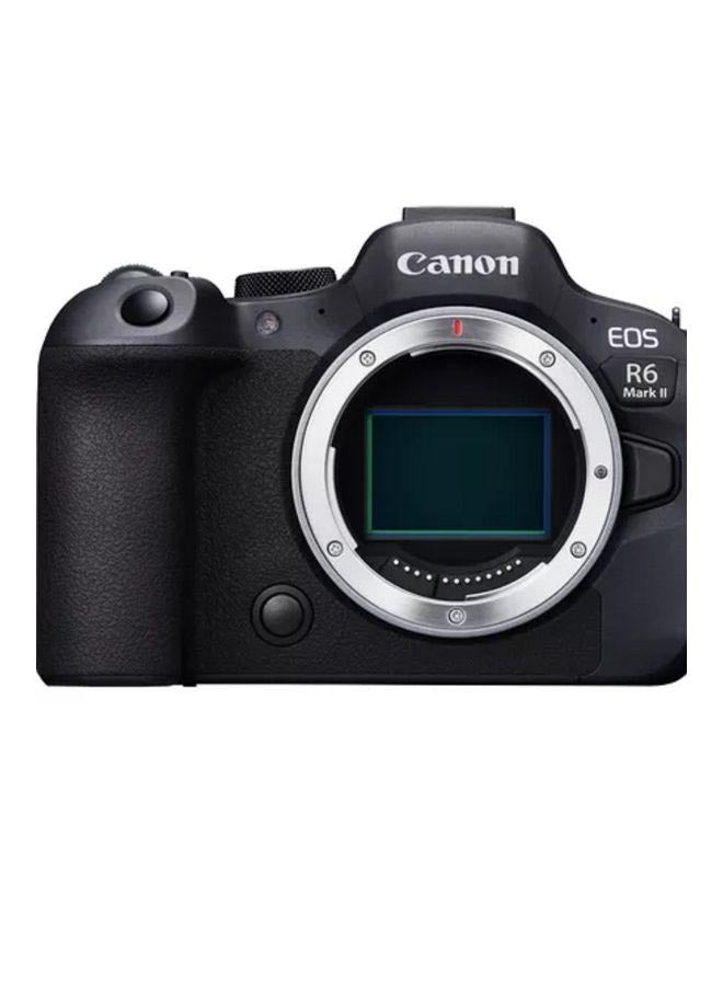 EOS R6 Mark II Mirrorless Camera Body, Black (Upgraded EOS R6 Model)