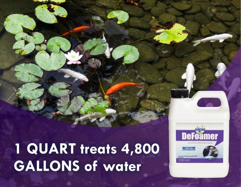 Koi Worx KoiWorx Defoamer - 32oz- Removes Foam from Decorative and Ornamental Ponds, Safe for Koi - Image 5