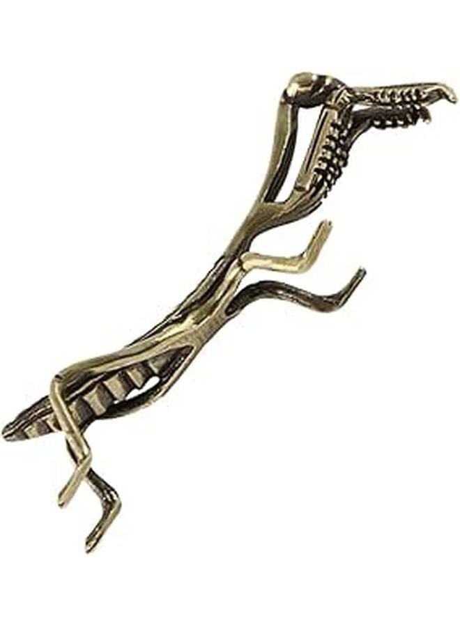 Brass Praying Mantis Sculpture Retro Desktop Decoration For Home Office Display - Image 1
